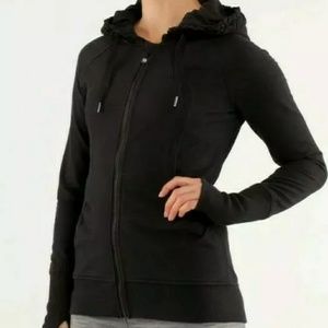 Womens Lululemon Back To Class Hoodie Black Size 4